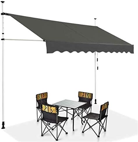 COSTWAY 3M 3 5M 4M Telescopic Canopy Retractable Adjustable Outdoor