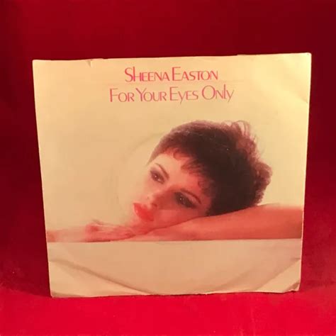 Sheena Easton For Your Eyes Only Uk Vinyle Single James Bond