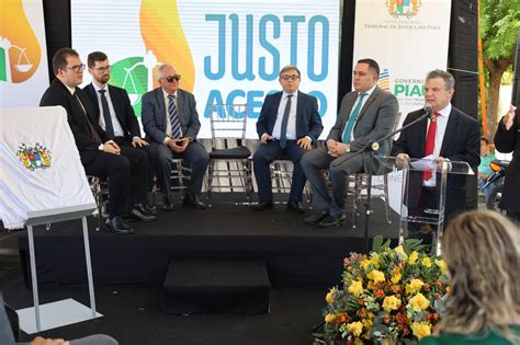 Tj Pi Instala Projeto Justo Acesso Em S O F Lix Do Piau E Aproxima