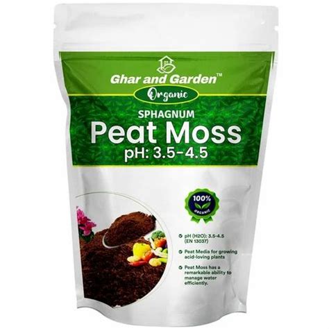 Brown Kg Organic Sphagnum Peat Moss For Growing Acid Loving Plants At