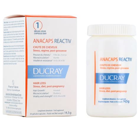 Ducray Anacaps Reactiv Complément Alimentaire Chute De Cheveux