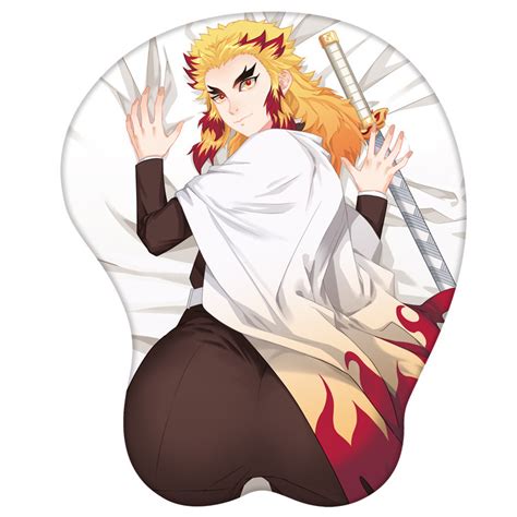 7 Styles Demon Slayer Kimetsu No Yaiba 3d Breast Sexy Mouse Pad