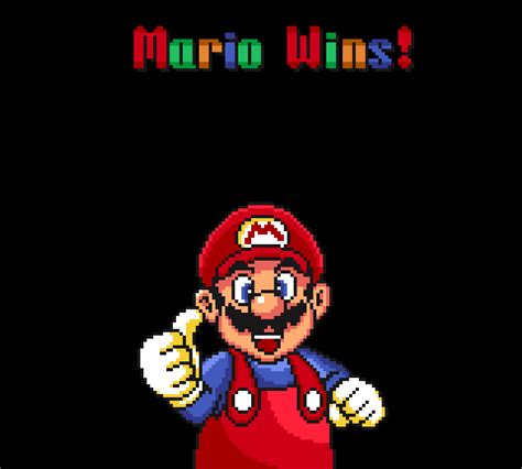 Super Mario Bros Deluxe (GBC): Mario Win (SNES) by MarioYT21 on DeviantArt