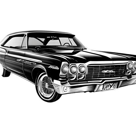 Supernatural Car 67 Impala Graphic · Creative Fabrica