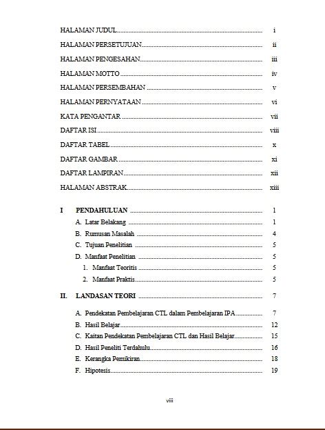 Sistematika Penulisan Skripsi Lengkap Bab 1 5 Update 2022