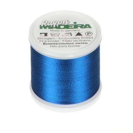 Madeira Rayon Embroidery Thread 40wt 220yds- Sapphire - 4003760100689