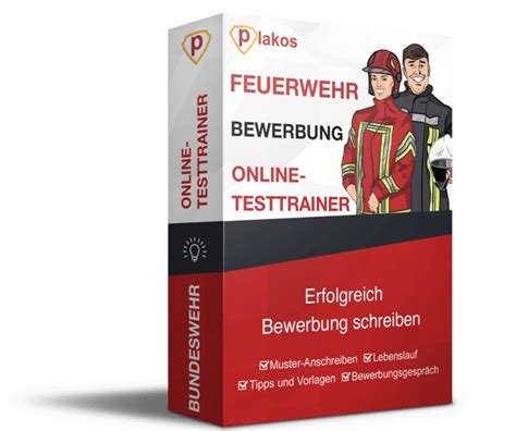 Bewerbung Feuerwehr Online Kurs Plakos Akademie