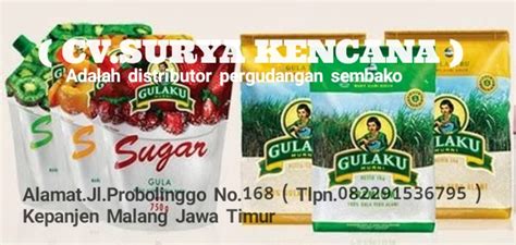 CV SURYA KENCANA DISTRIBUTOR SEMBAKO MALANG AGEN SEMBAKO TERMURAH