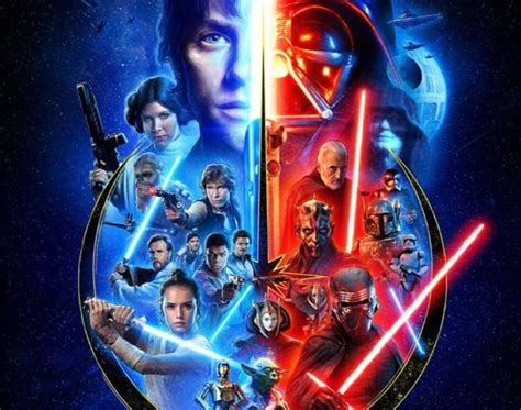 Four Decades Come Together in New Star Wars Saga Poster for Disney Plus ...