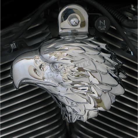 Chrome Dome Motorcycle Products Chrome American Bald Eagle Horn Cover