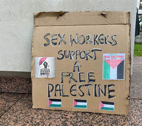 Sex Workers Support A Free Palestine Swarm