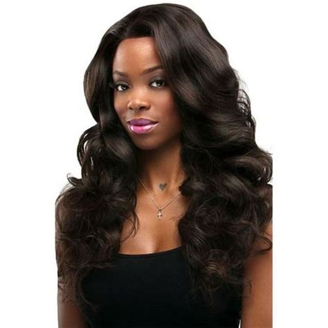 Drasawee Perruque Lace Full Wig 16 Inches 4 Brun Moyenne Loose Body