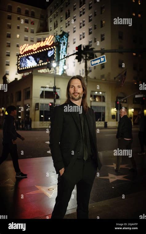 Hollywood 2017 02 17 Linus Sandgren Swedish Film Photographer Posing On The Walk On Fame On