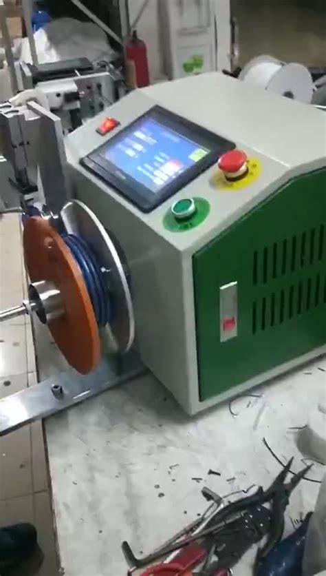 Semi Automatic Wire And Cable Length Measurement Cutting Winding