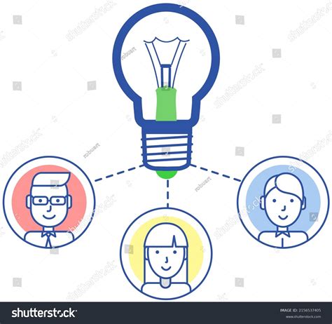 People Create Idea New Project Planning Stock Vector Royalty Free