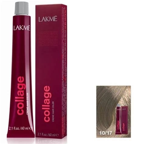 Lakme Collage Permanent Hair Dye For Unisex Blue Ash Platinum Blonde