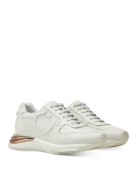 Salvatore Ferragamo Women S Lace Up Sneakers Sneakers Online Shoes