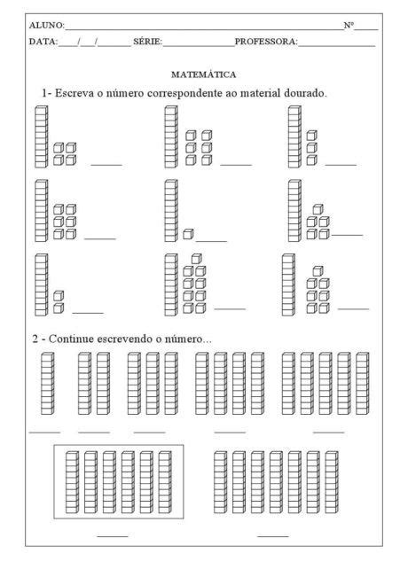 Atividades Decomposição De Números Para Matemática