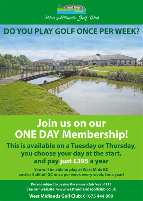 Membership – West Midlands Golf Club