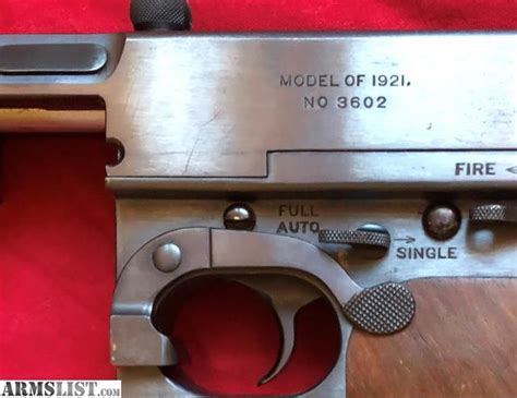 Armslist For Sale Colt 1921a Thompson Smg