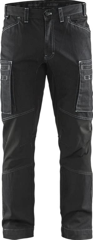 Bl Kl Der Housut Stretch Denim Musta Talotarvike