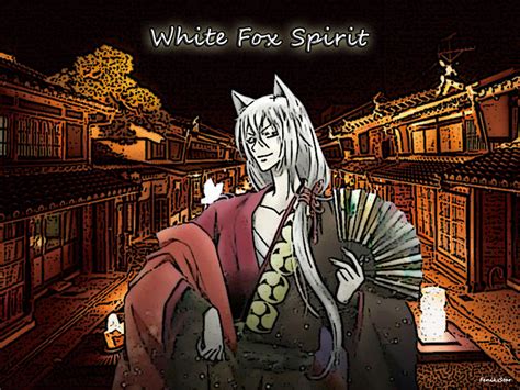 Tomoe White Fox Spirit By Feniksstar On Deviantart