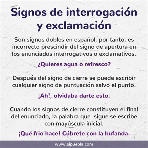 Signos De Interrogación Y Exclamación