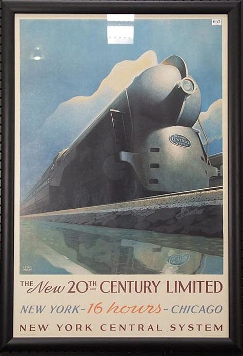 Lot The New 20th Century Limited New York Central System Poster 90