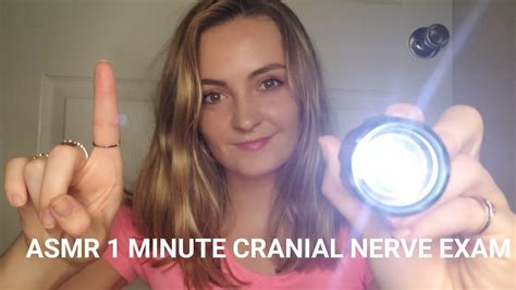 ASMR ONE MINUTE CRANIAL NERVE EXAM 1 MINUTE ASMR YouTube