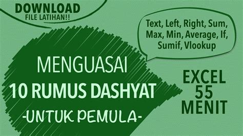 Kumpulan Rumus Dahsyat Excel Untuk Mengolah Data Angka Dan Teks Bagi