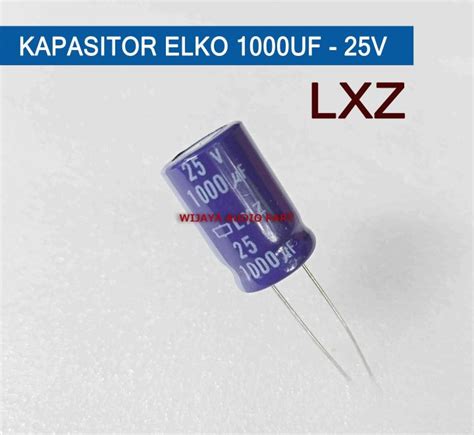 Kapasitor Elko 1000uf 25v Elco 1000uf 25 Volt Lazada Indonesia