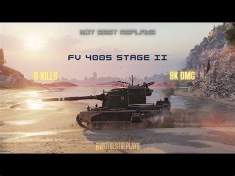 World Of Tanks FV4005 Stage II Domination On Fjords With 9 Kills And