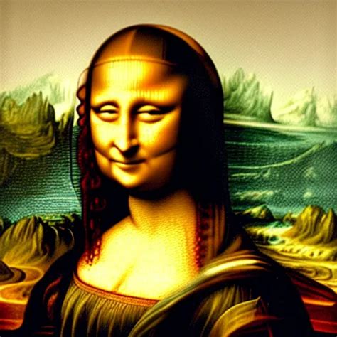 A Painting Of The Mona Lisa With A Frown Stable Diffusion Openart