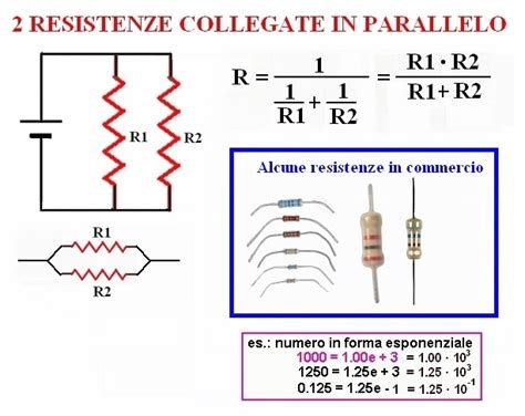 Elettricita Calcolo Di Resistenze Collegate In Parallelo Calcoli