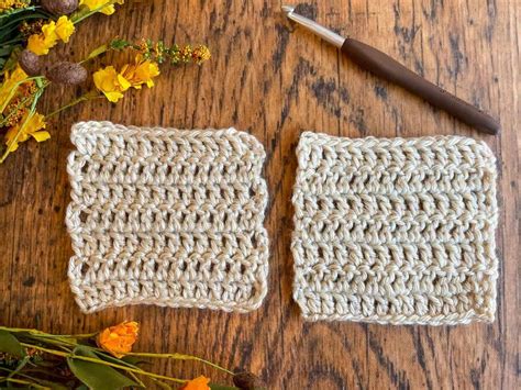 Stacked Single Crochet Stitch Alternative Chain Tutorial