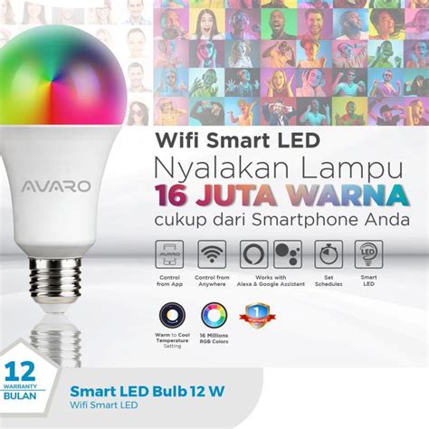 Jual Best Avaro Lampu Smart Led Bluetooth Wifi W W W Smart Bulb