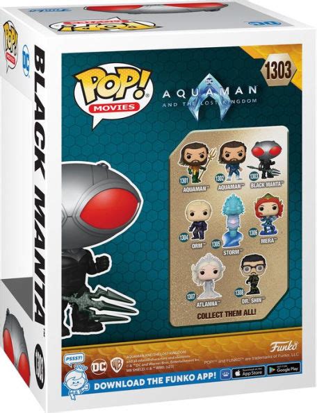 Pop Movies Aquaman And The Lost Kingdom Black Manta With Trident By