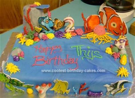 Cool Homemade Finding Nemo Cake Idea