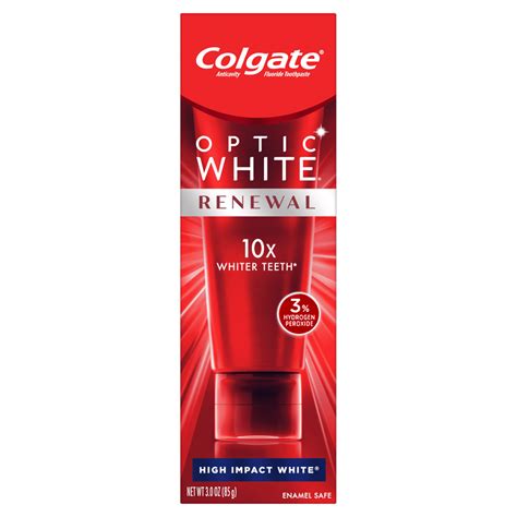 Colgate Optic White Renewal Toothpaste Teeth Whitening Toothpaste