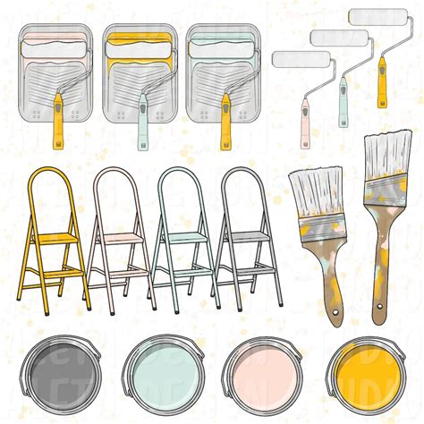 Demo Day Hand Drawn Digital Clip Art Diy Home Improvement Etsy