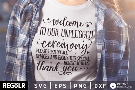 Welcome To Our Unplugged Svg Graphic By Regulrcrative Creative Fabrica