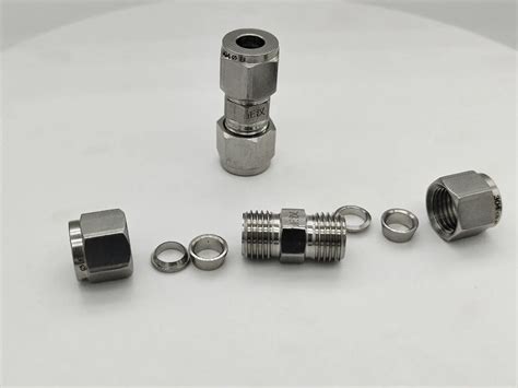 Stainless Steel Twin Ferrules Type Tube Union Elbows Stainless Steel