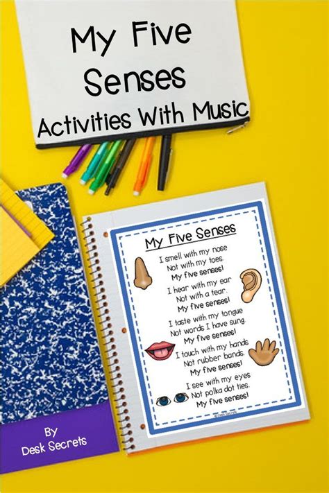 The Five Senses Poem Song And Video With Fall Writing Activities And More