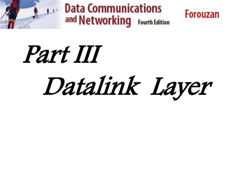 Part Iii Datalink Layer Ppt Download