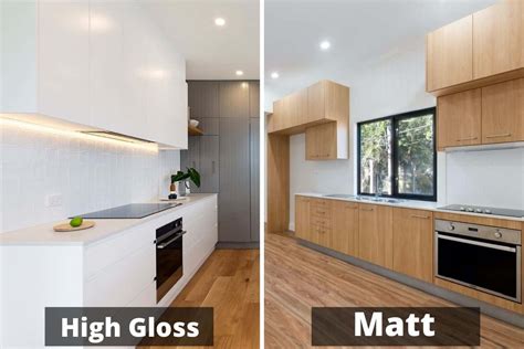 Which Is Better Glossy Or Matte Kitchen Cabinets