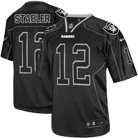 Men S Nike Oakland Raiders Kenny Stabler Limited Lights Out Black