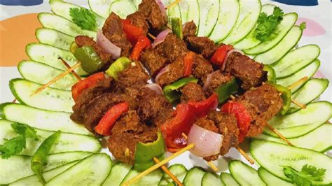 Beef Tikka Boti Recipe Easy Beef Tikka Recipe Youtube