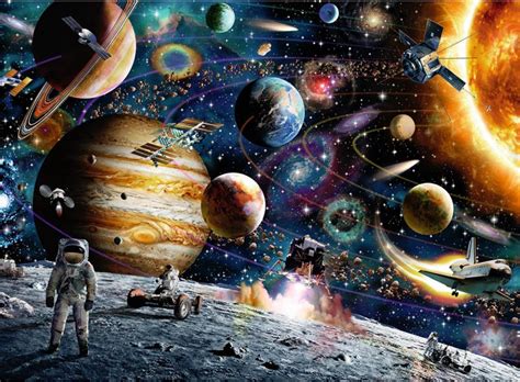 outer space  pieces ravensburger puzzle warehouse