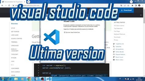 Descargar E Instalar Visual Studio Code En Minutos Windows