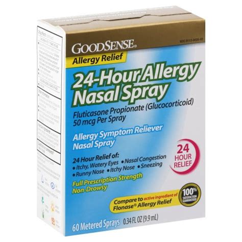 GoodSense 24-Hour Allergy Nasal Spray for Runny Nose and Allergy Relief ...